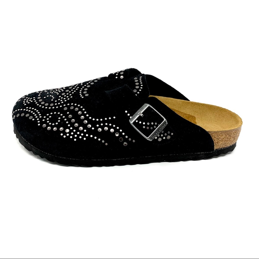 NEW Birkenstock Boston Clogs + Hammered Silver